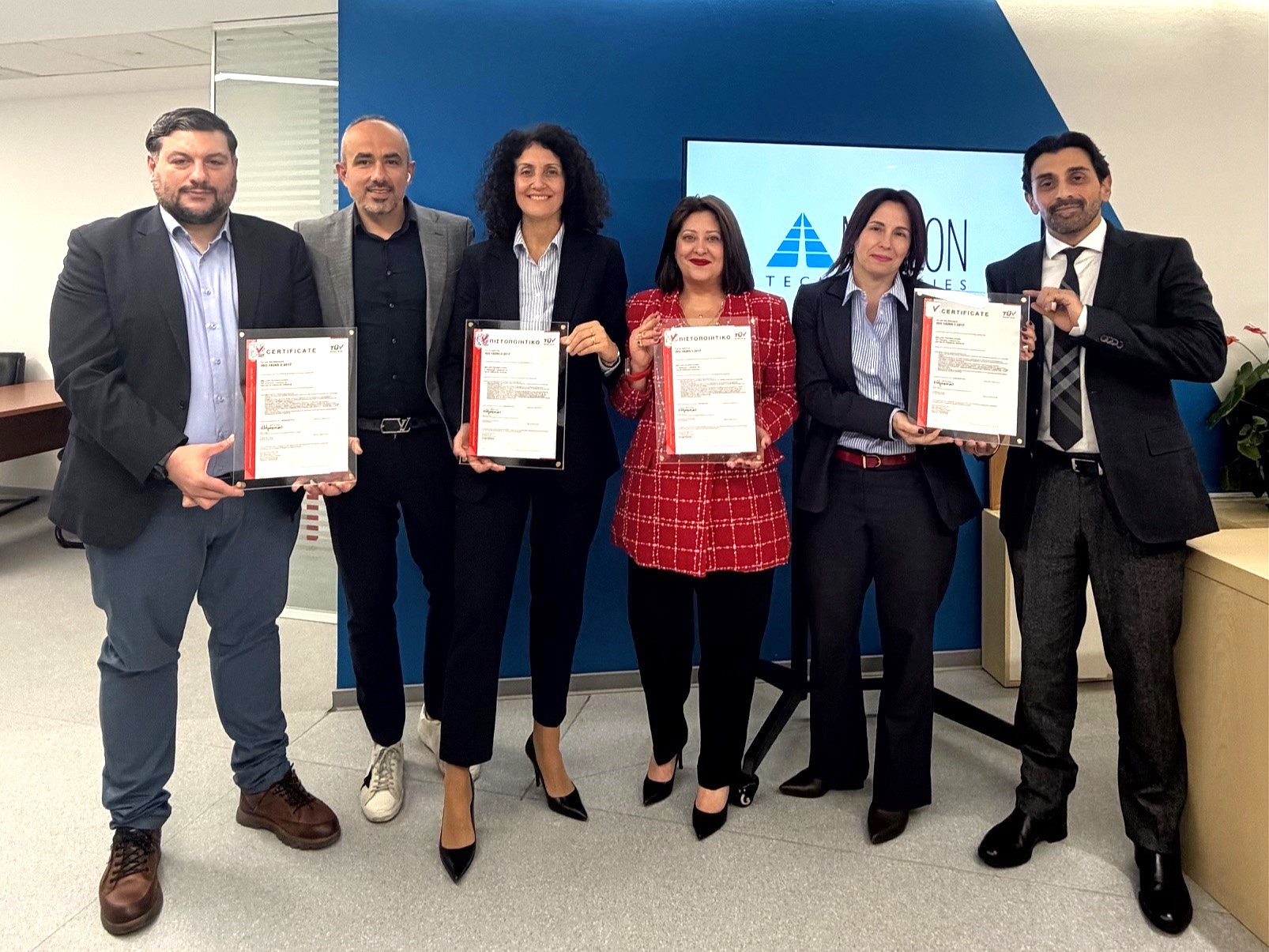 Διπλή πιστοποίηση ISO 18295:2017 για την Mellon Technologies 